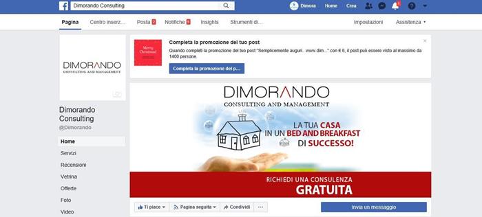 realizzare pagina facebook strutture ricettive