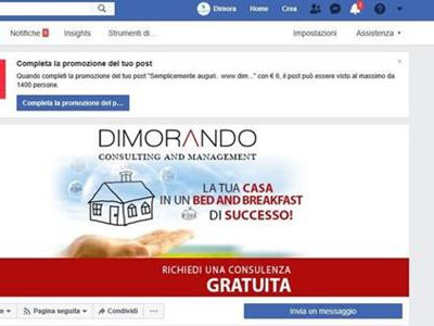 gestione social e sito strutture ricettive